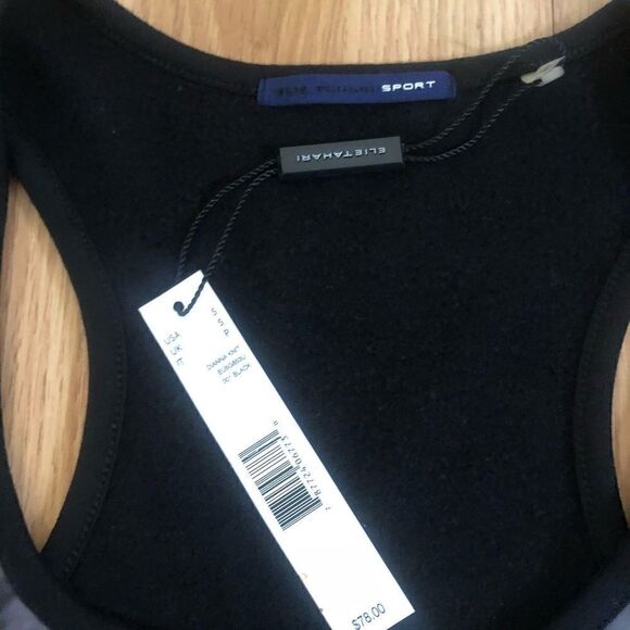 NWT ELIE TAHARI Dianna Knit Red/Black Tank Top - Picture 4 of 7